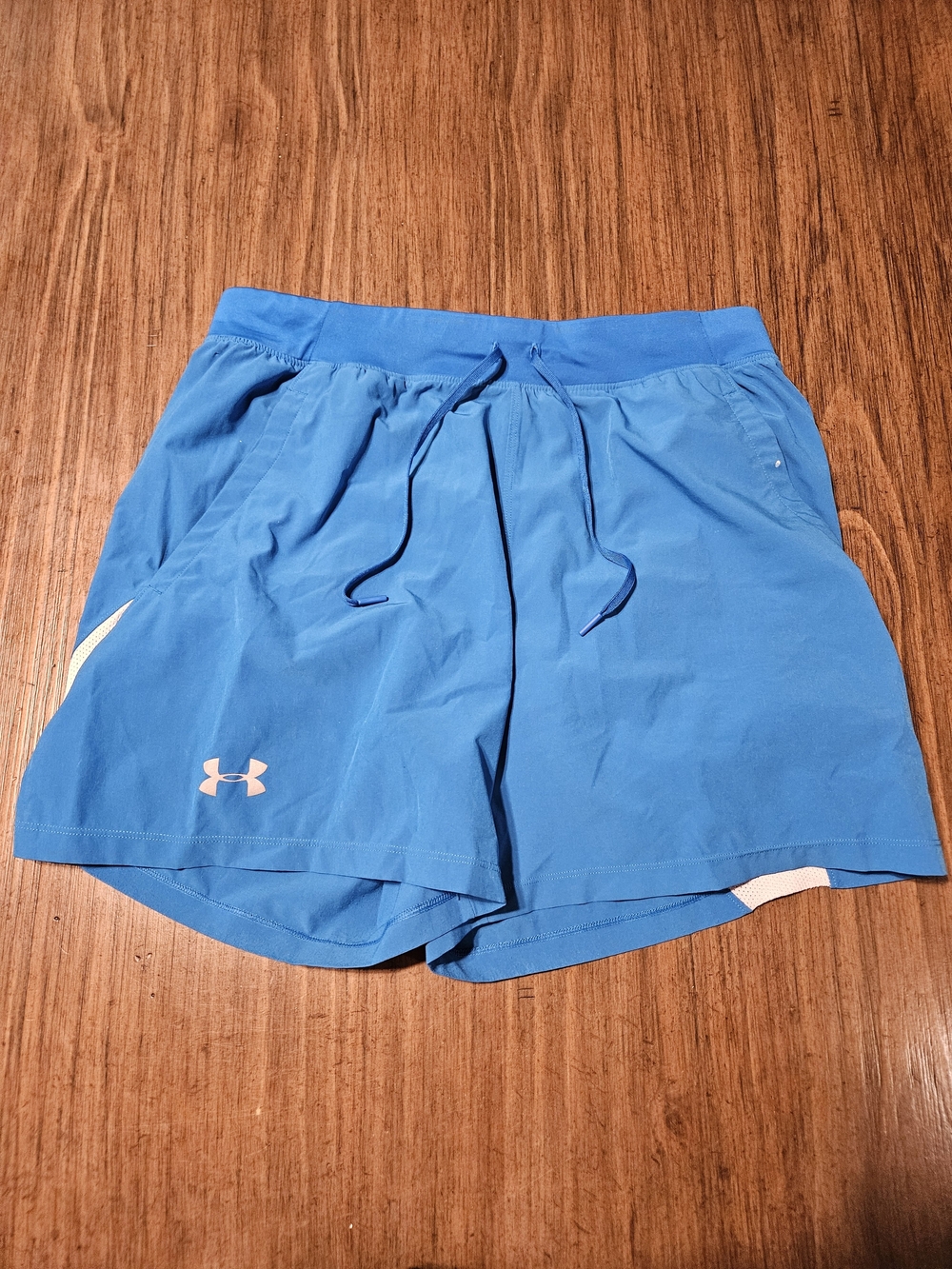 Under Armour Men's Athletic Shorts - Bright Blue with White Accents